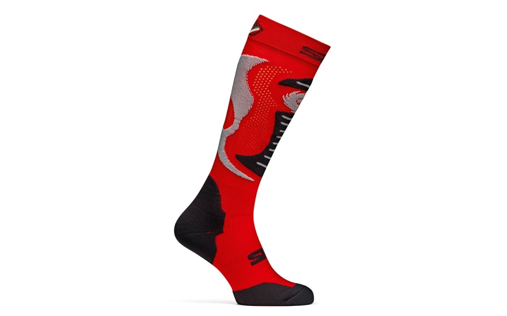 Acessorios SIDI Faenza Socks Feminino Vermelhas Pretas | PD81-1741C3