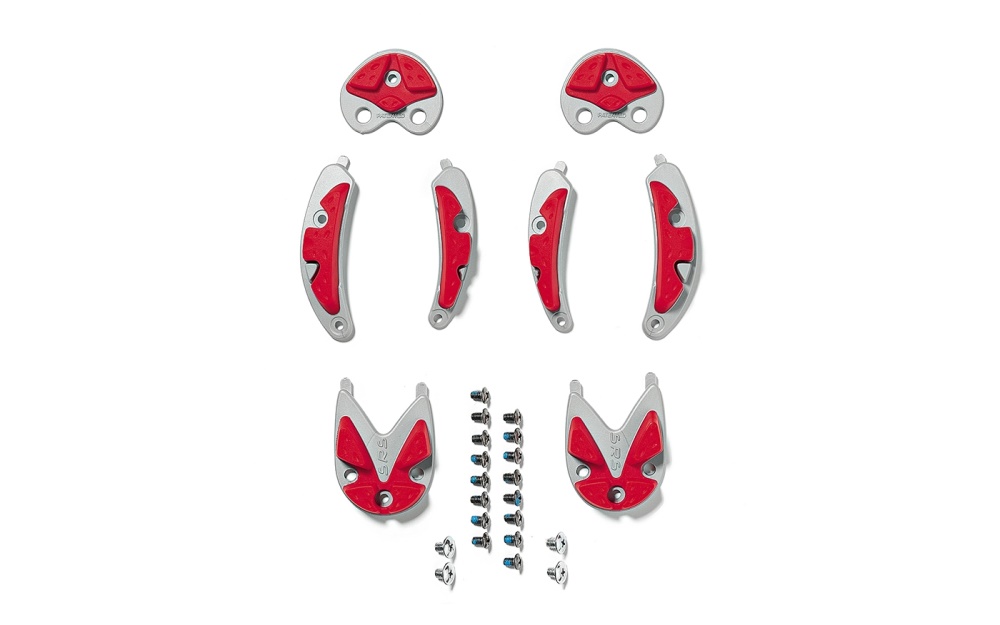 Acessorios SIDI Mtb SRS Inserts Feminino Prateadas Vermelhas | XK52-9662F5