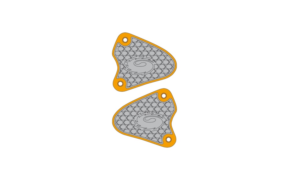 Acessorios SIDI Mtb SRS Metatarus Insert Masculino Prateadas Amarelas | AI12-5822B5