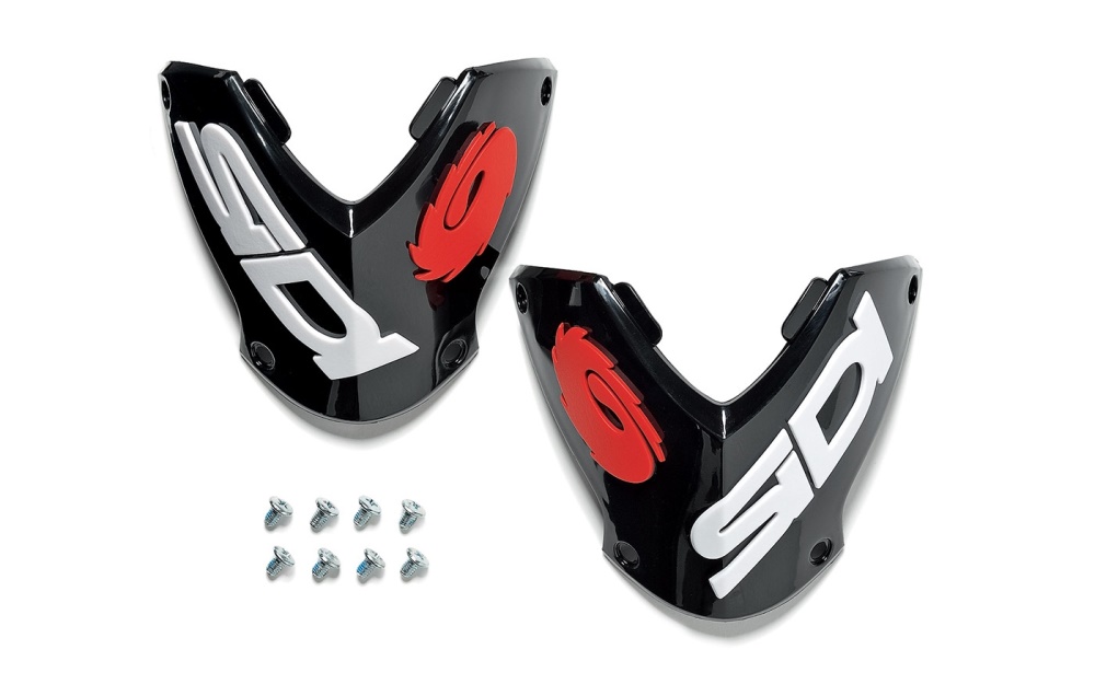 Acessorios SIDI Outer Nylon Shin Plate Feminino Pretas Branco Vermelhas | TH89-4669R1