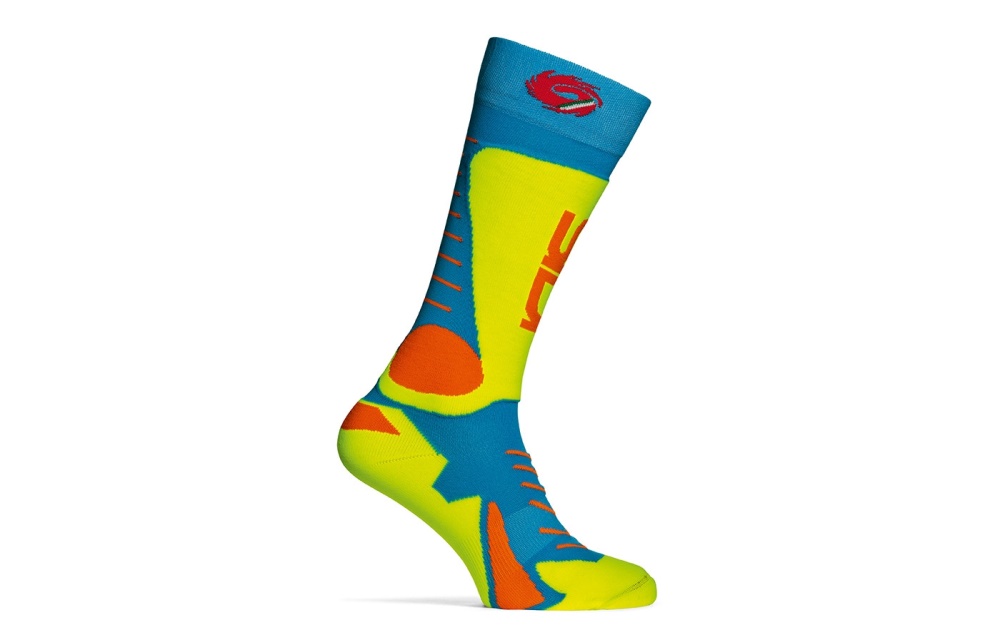 Acessorios SIDI Tony Socks Feminino Luz Azuis Amarelas | IU06-4846W0