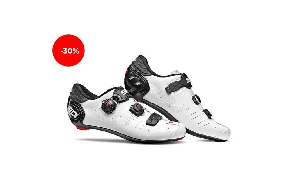 Sapatos De Triatl SIDI Ergo 5 Masculino Branco Pretas | NI19-6389S7