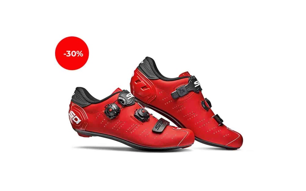 Sapatos De Triatl SIDI Ergo 5 Matt Feminino Vermelhas Pretas | GP74-5734P0